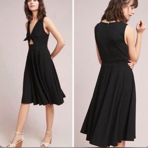 Anthropologie Hutch Peek-a-boo Black Dress